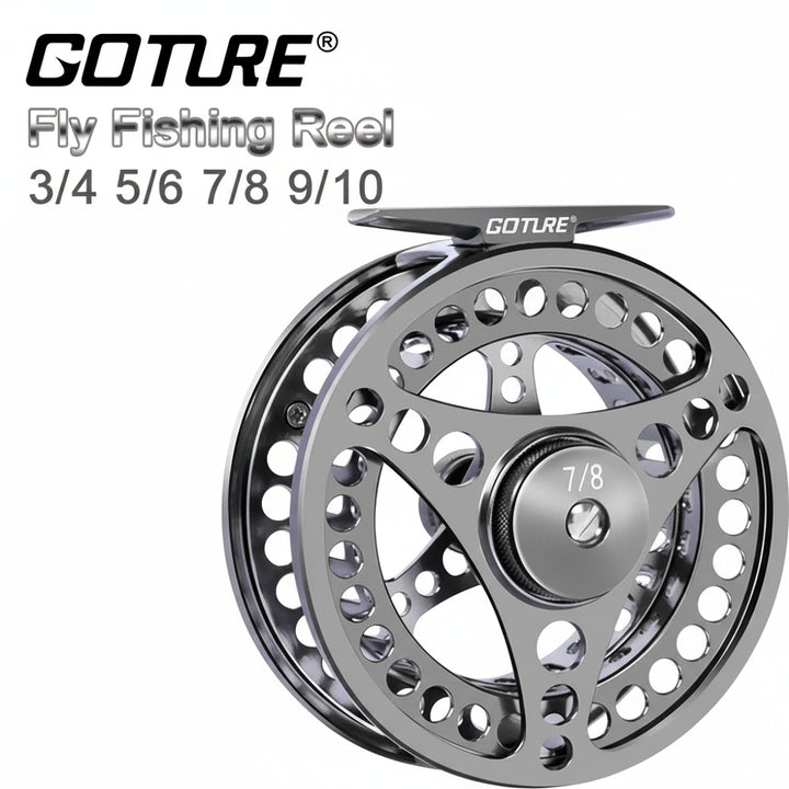 Goture WT Large Arbor Fly Reel – Silver Precision - Fish & Cheaps | Fishing & Outdoor Gear