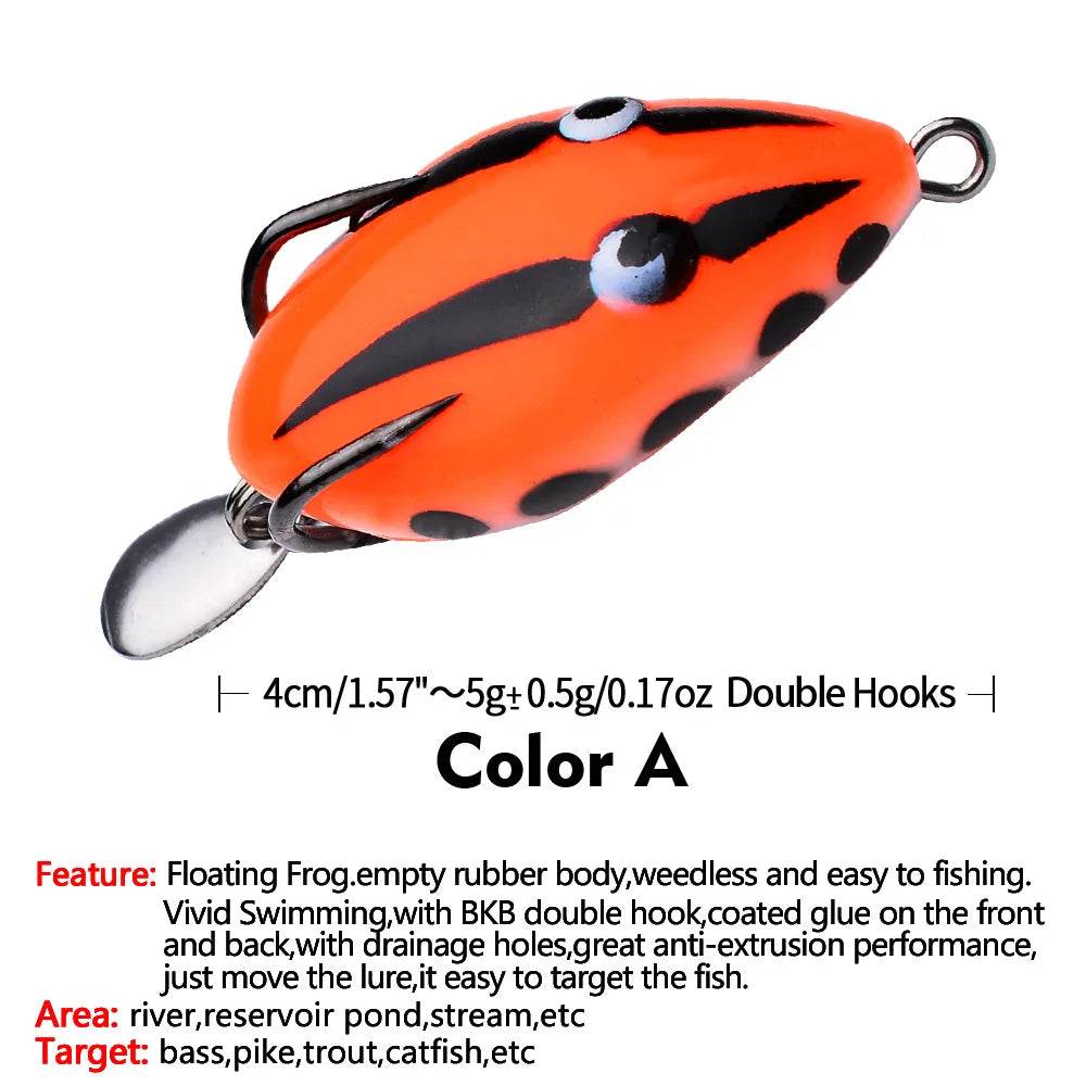 PROBEROS Mini Thunder Frog Lure – Realistic Soft Bait - Fish & Cheaps | Fishing & Outdoor Gear