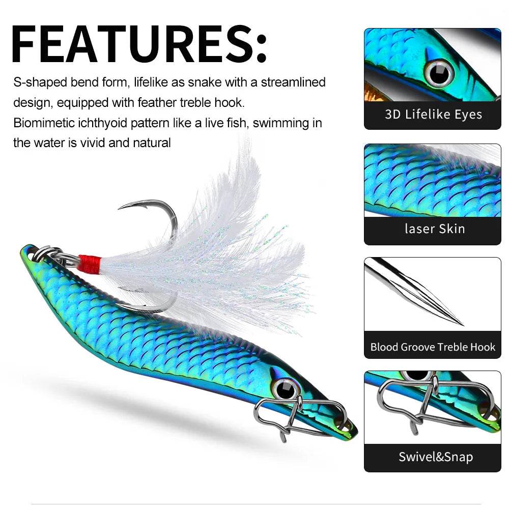 PROBEROS Spinner Spoon Metal Lure - Fish & Cheaps | Fishing & Outdoor Gear