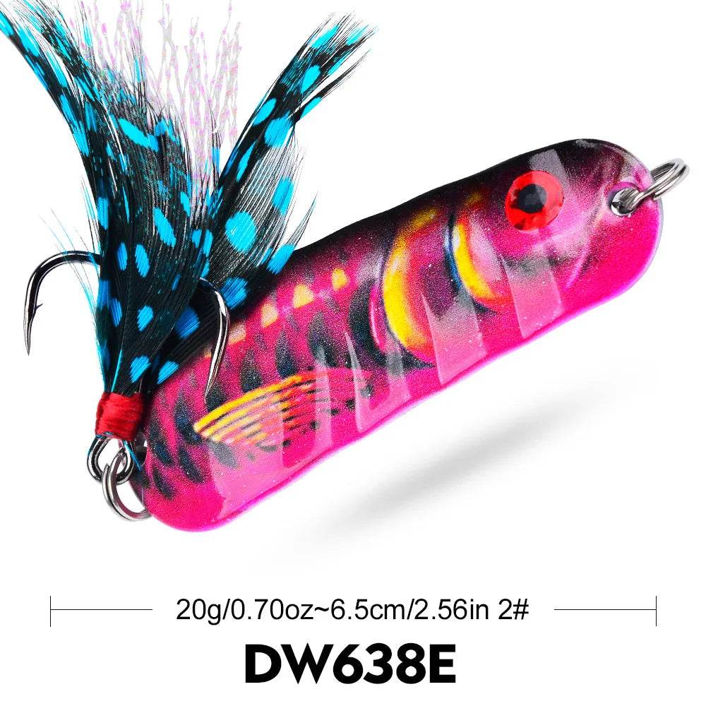 PROBEROS 20g Metal Spoon VIB – Long Casting Vibrating Lure - Fish & Cheaps | Fishing & Outdoor Gear