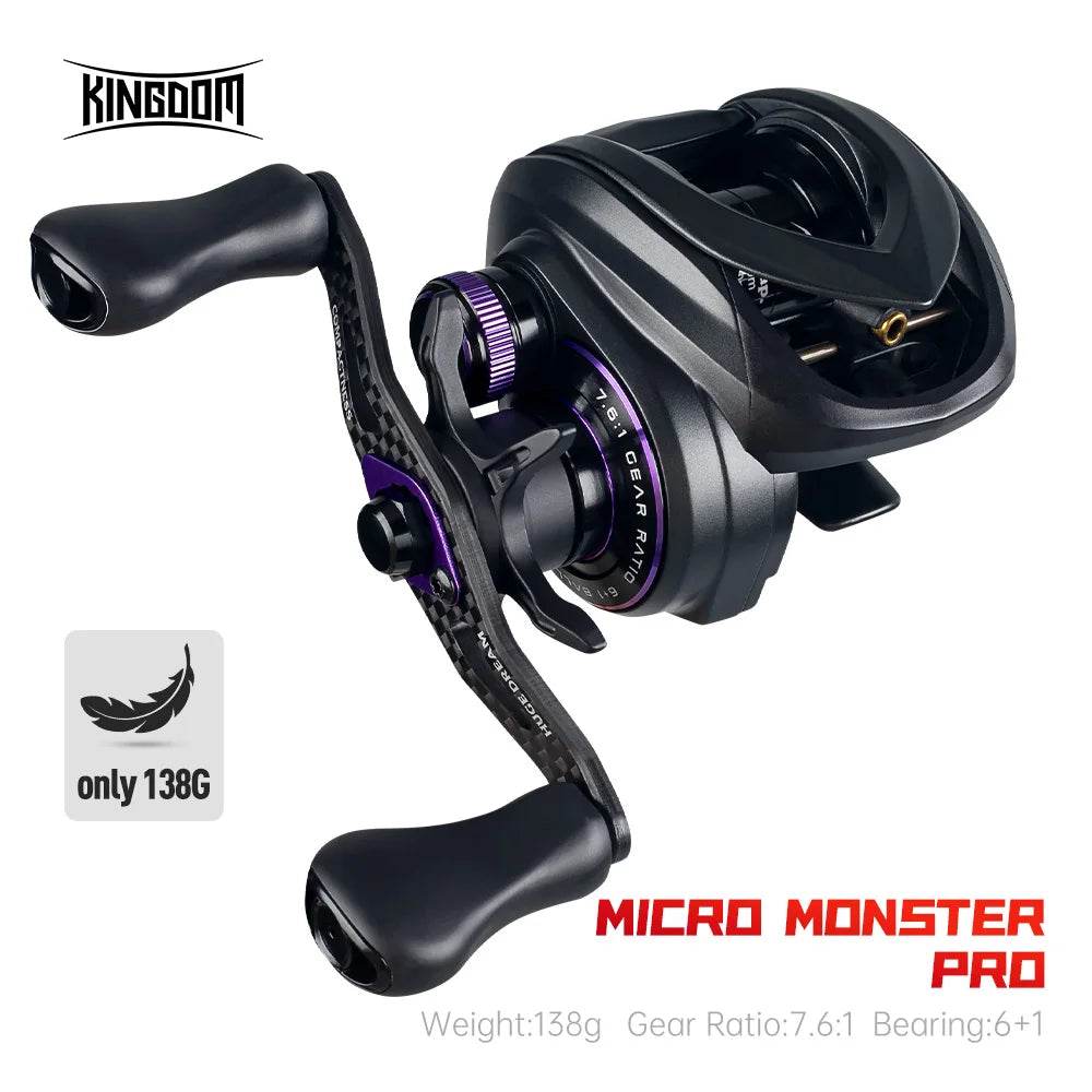 KINGDOM Micro Pro Baitcasting Fishing Reel - Fish & Cheaps | Fishing & Outdoor Gear