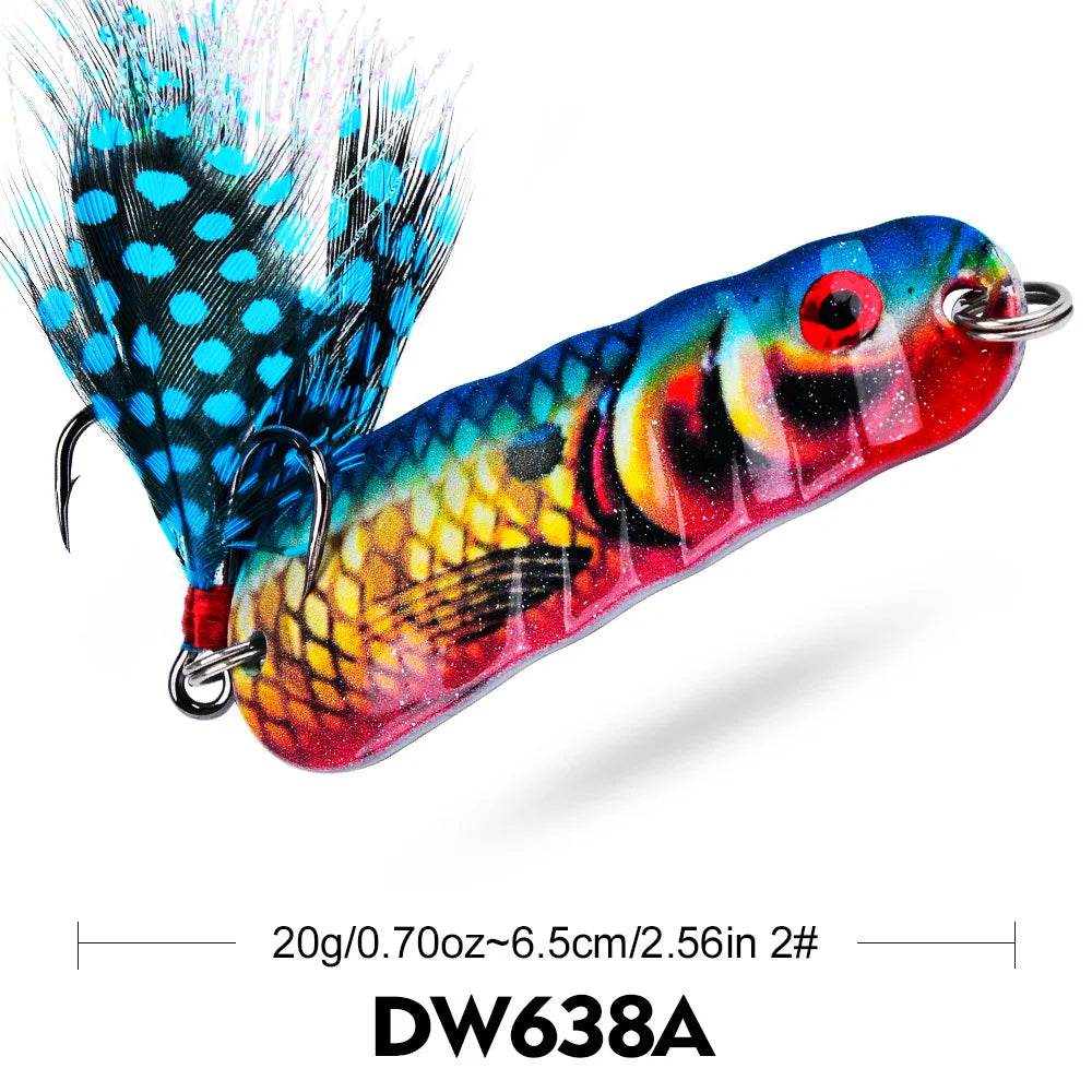 PROBEROS 20g Metal Spoon VIB – Long Casting Vibrating Lure - Fish & Cheaps | Fishing & Outdoor Gear