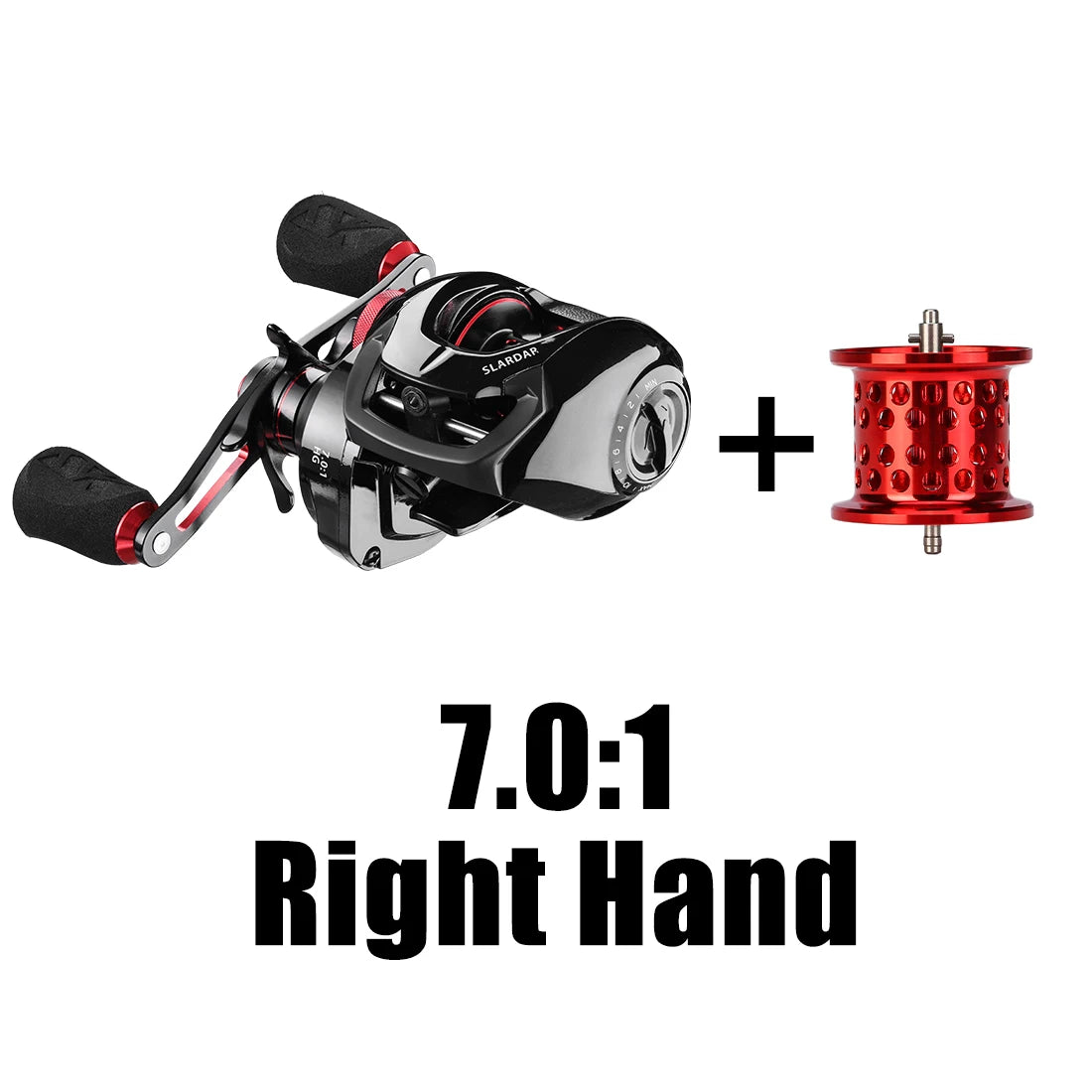SeaKnight SLARDAR Series Dual-Bearing Brass Gear Baitcasting Fishing Reel