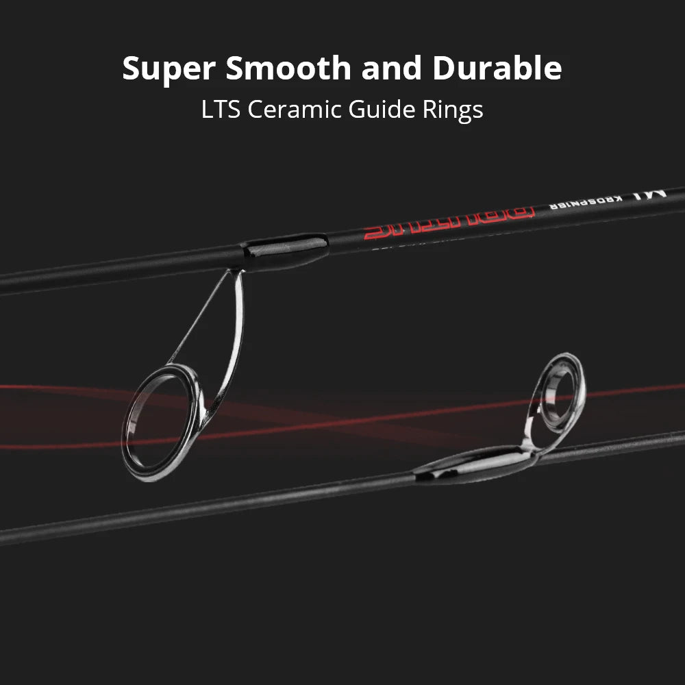 KastKing Brutus Multi-Section Carbon Spinning Casting Fishing Rod