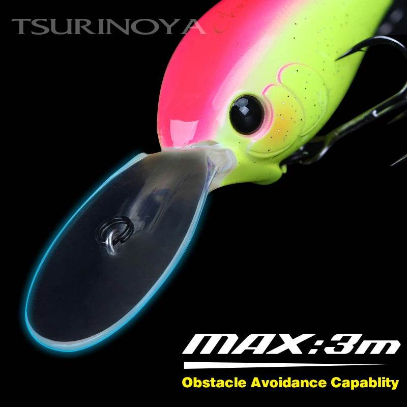 TSURINOYA 60F Crankbait – Long Casting Floating Lure - Fish & Cheaps | Fishing & Outdoor Gear