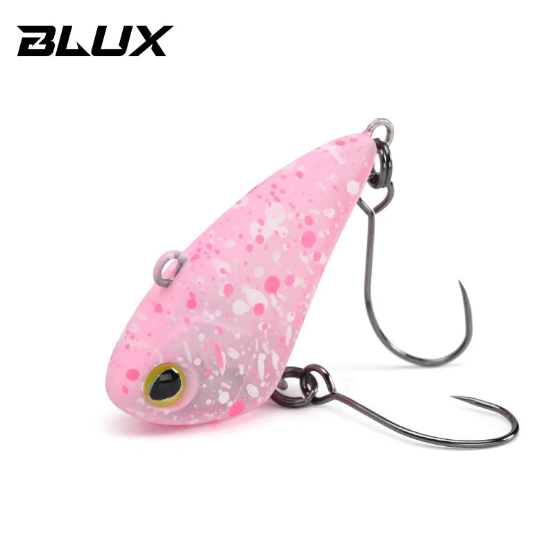 BLUX Tapdancer 28mm 2.6g Mini VIB Lipless Crankbait Fishing Lure Stream Area Trout Vibration Plastic Wobbler Artificial Bait
