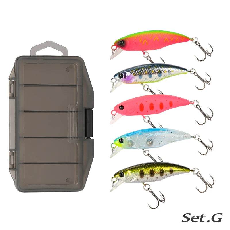 TSURINOYA 48S Sinking Minnow Lure Kit - Fish & Cheaps | Fishing & Outdoor Gear