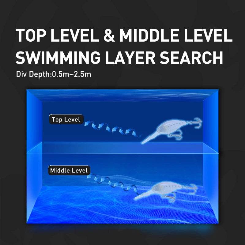 Kingdom Sinking Minnow Crankbait 50mm - Fish & Cheaps | Fishing & Outdoor Gear