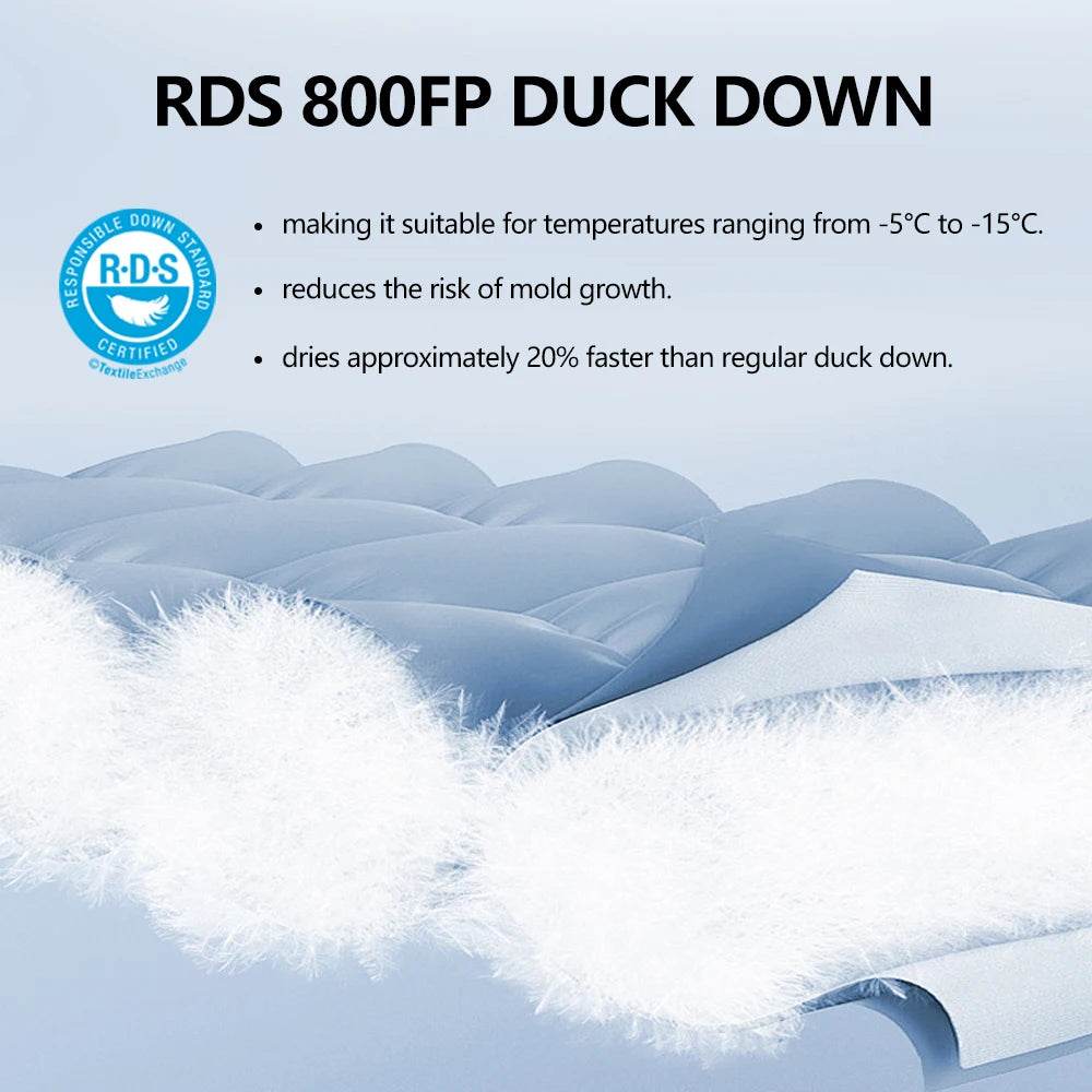 Widesea Ultralight Duck Down Winter Sleeping Bag - Fish & Cheaps | Fishing & Outdoor Gear