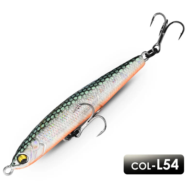 MEREDITH Fishing Lure Pencil Wobblers Hard Bait Sinking Fishing Wobbler  Artificial Lure Saltwater Lures For Pike Bass