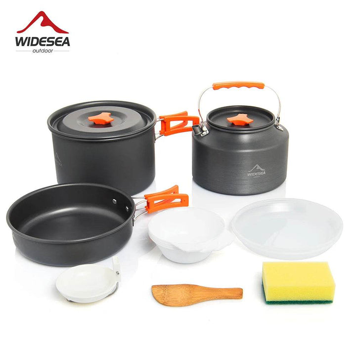 Widesea 2–3 Person Pot Set — Non-Stick Aluminium Cookware - Fish & Cheaps | Fishing & Outdoor Gear