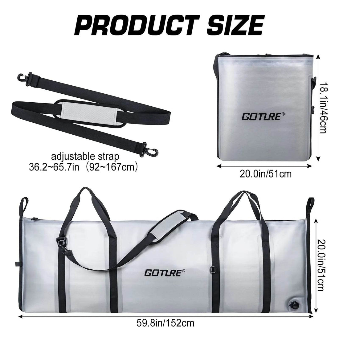 Goture Sea Fishing Insulated Cooler Bag - Fish & Cheaps | Fishing & Outdoor Gear