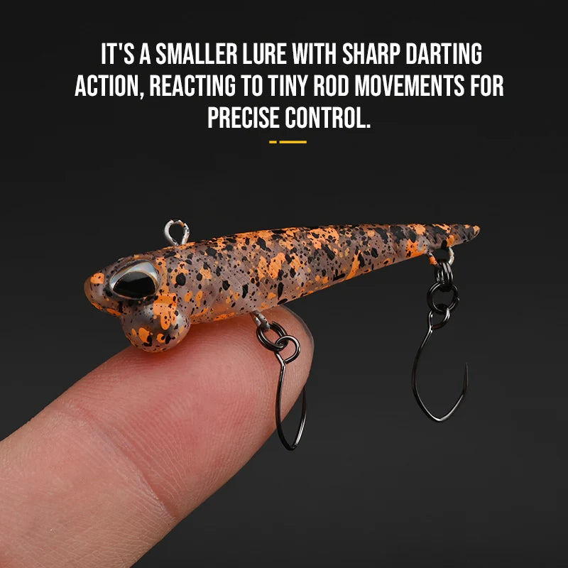 BLUX Shineride 45mm 4g Lipless Sinking Plug Fishing Lure Crankbait Stream Area Trout Darts Plastic Artificial Bait Tackle