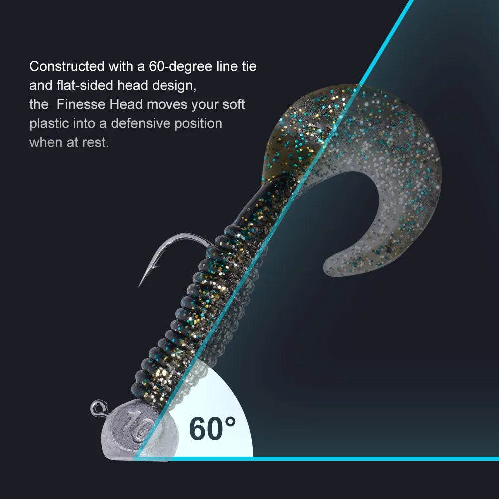 Noeby Ned Rig Jig Head – Premium Precision Hooks - Fish & Cheaps | Fishing & Outdoor Gear