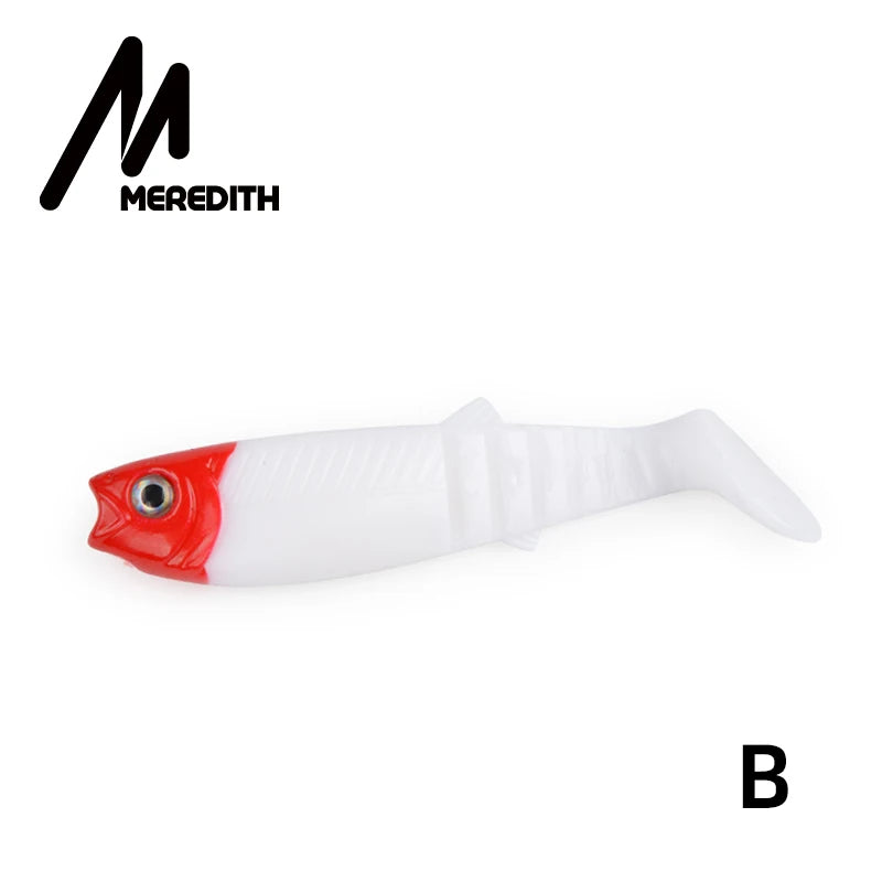 MEREDITH 5PCS 10.5g 10cm Lures Fishing Lures soft Fishing Baits Cannibal Soft Lures Shads Fishing Fish JX62-10