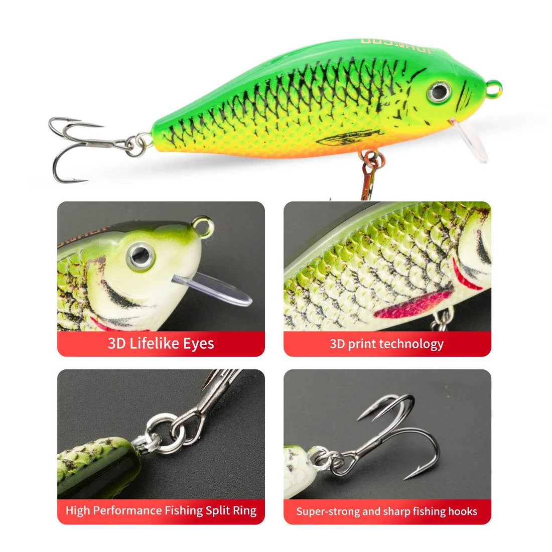 9cm 22g Floating Minnow Hard Bait - Fish & Cheaps | Fishing & Outdoor Gear