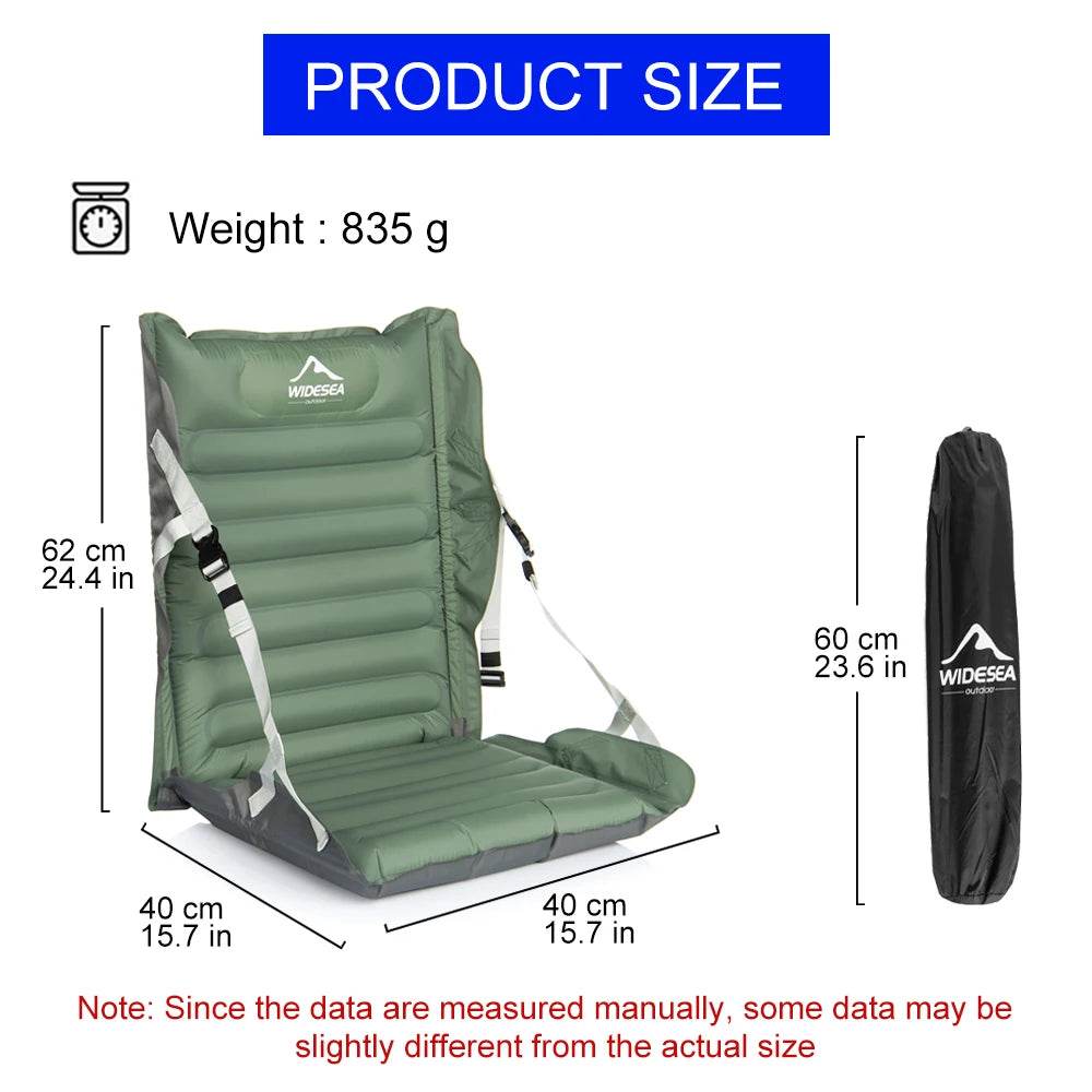 Widesea Folding Inflatable Cushion Mat - Fish & Cheaps | Fishing & Outdoor Gear