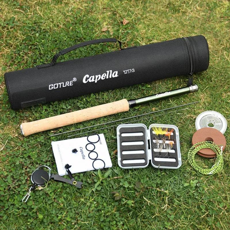 Goture 12FT Tenkara Telescopic Fly Fishing Rod Kit - Fish & Cheaps | Fishing & Outdoor Gear