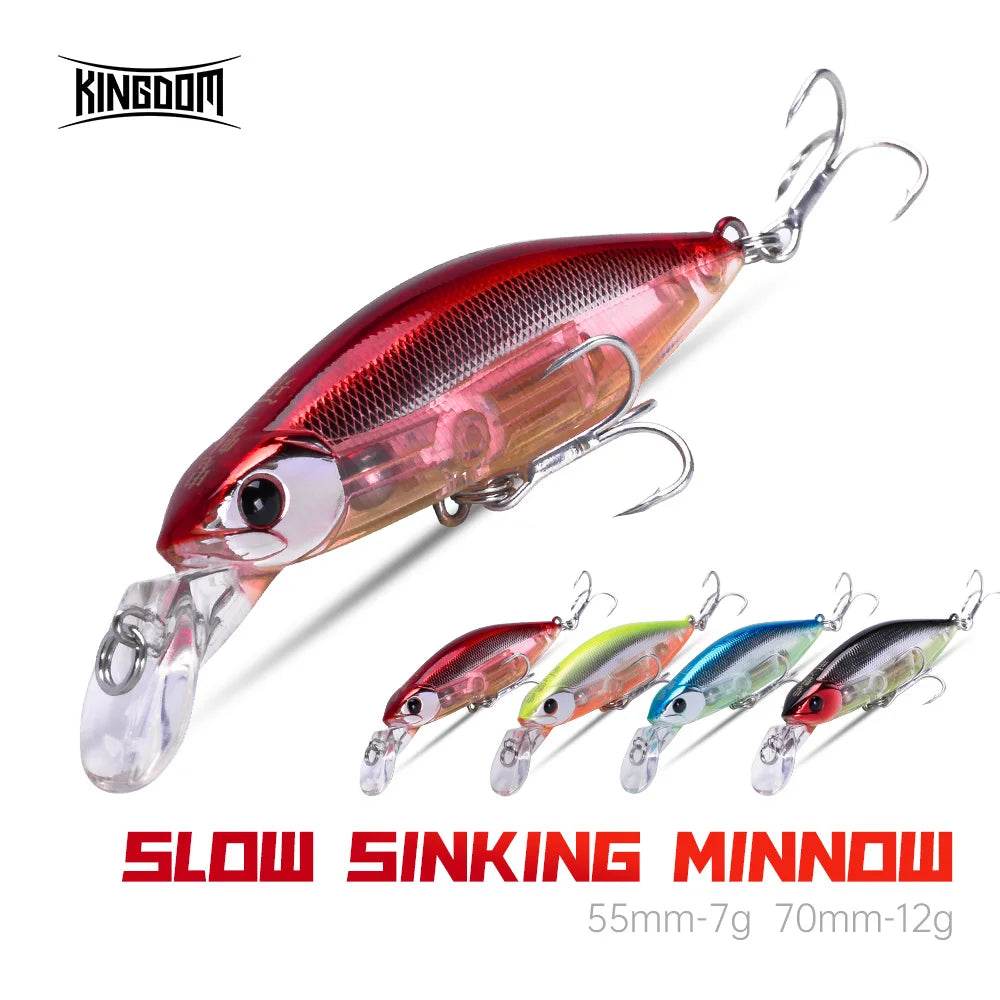 Kingdom Slow Sinking Pencil Noise Minnow - Fish & Cheaps | Fishing & Outdoor Gear