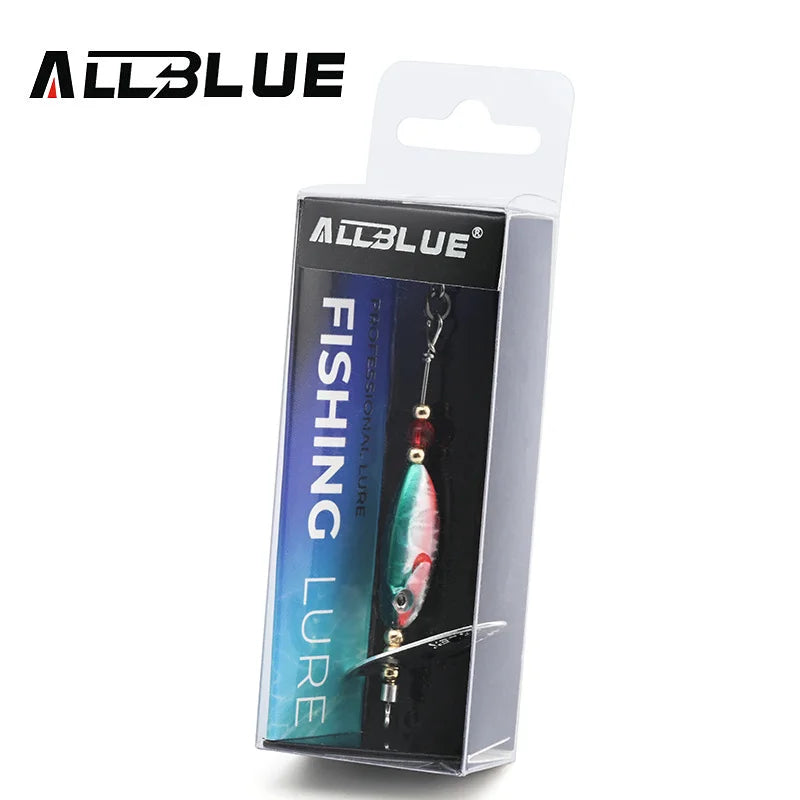 ALLBLUE FLYSPIN Rotating Spinner 6g 8.5g Metal Lure Brass Hard Artificial Bait Copper Freshwater Creek Trout Fishing Tackle