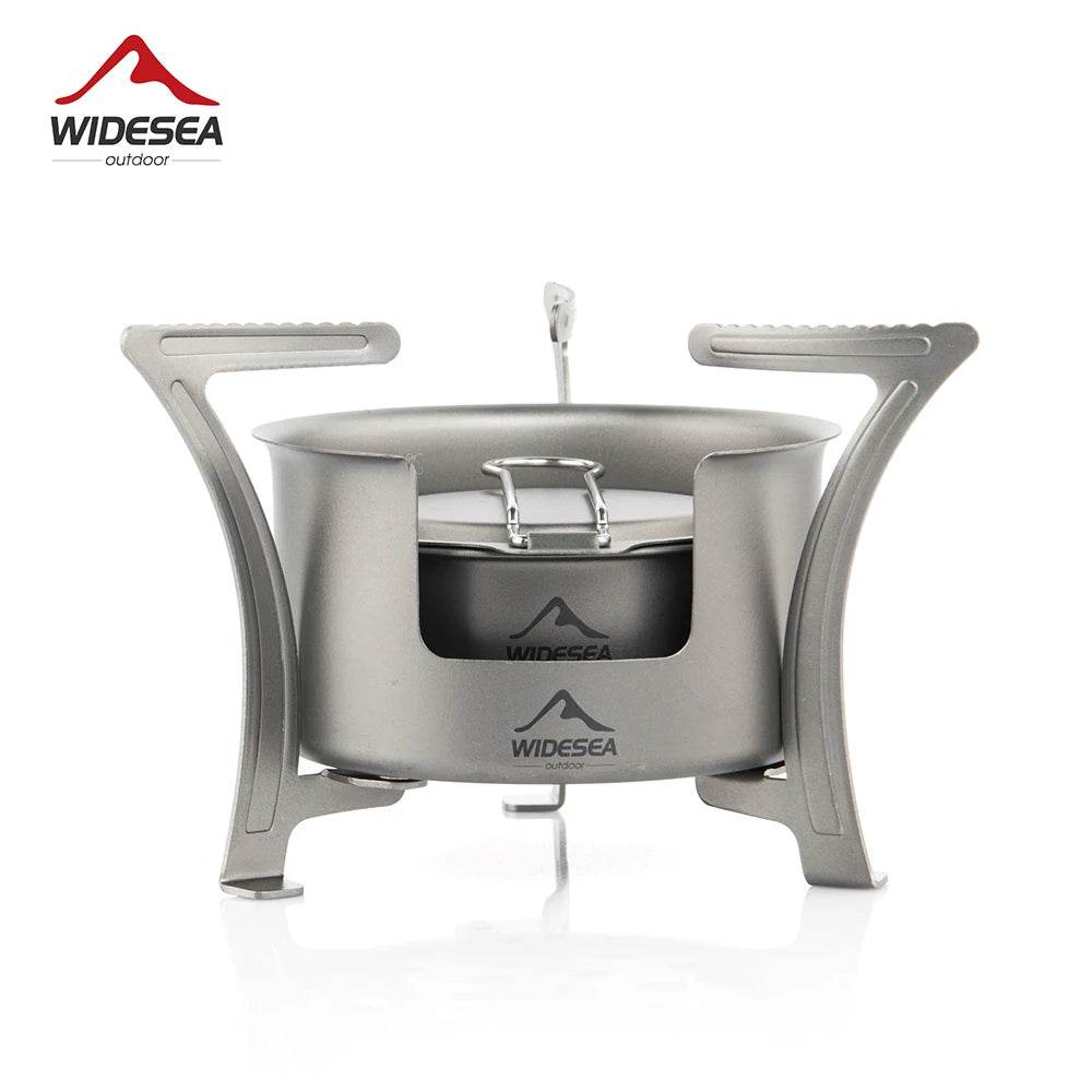Widesea Titanium Camping Stove — Ultralight Burner for Trekking & Survival - Fish & Cheaps | Fishing & Outdoor Gear
