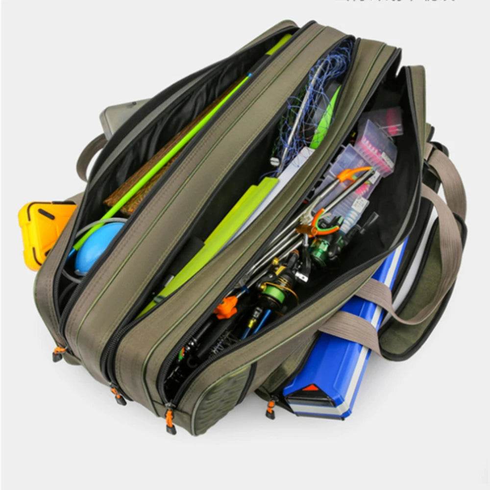 Goture 3-Layer Outdoor Fishing Rod Bag - Fish & Cheaps | Fishing & Outdoor Gear