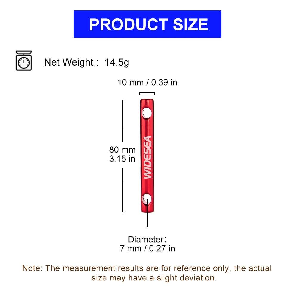 Widesea Aluminium Cord Buckles — 4-Pack Tent Wind Rope Adjusters - Fish & Cheaps | Fishing & Outdoor Gear