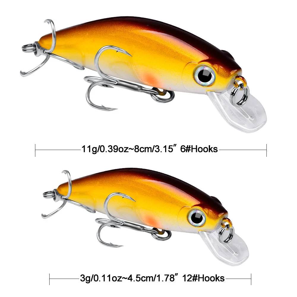 PROBEROS Sinking Minnow 80mm – Lifelike Crankbait Action - Fish & Cheaps | Fishing & Outdoor Gear