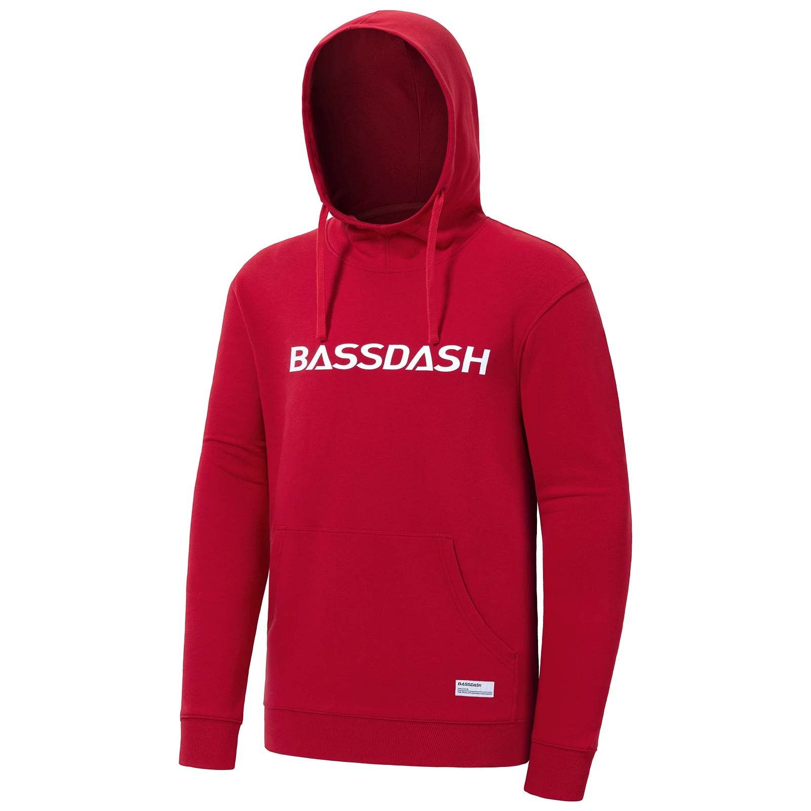 BASSDASH Cotton Hoodie – Men’s Warm Pullover - Fish & Cheaps | Fishing & Outdoor Gear