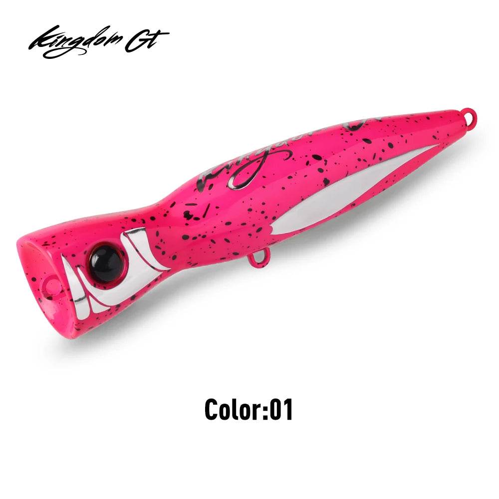 Kingdom GT Topwater Popper – 60g/85g, 160mm/185mm - Fish & Cheaps | Fishing & Outdoor Gear