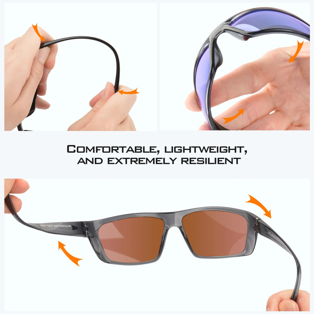 KastKing Huzzah Polarized Sport Sunglasses