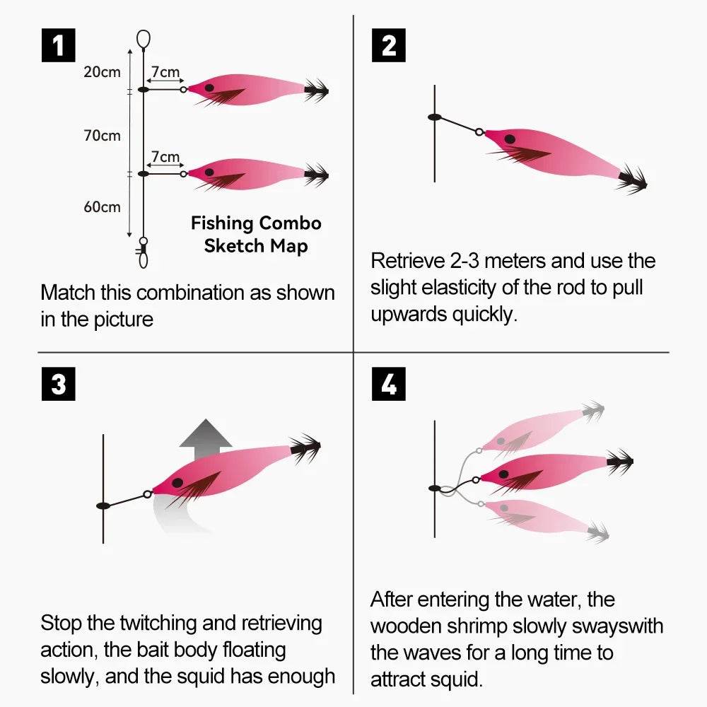 Kingdom EGIKING Luminous Squid Jigs - Fish & Cheaps | Fishing & Outdoor Gear