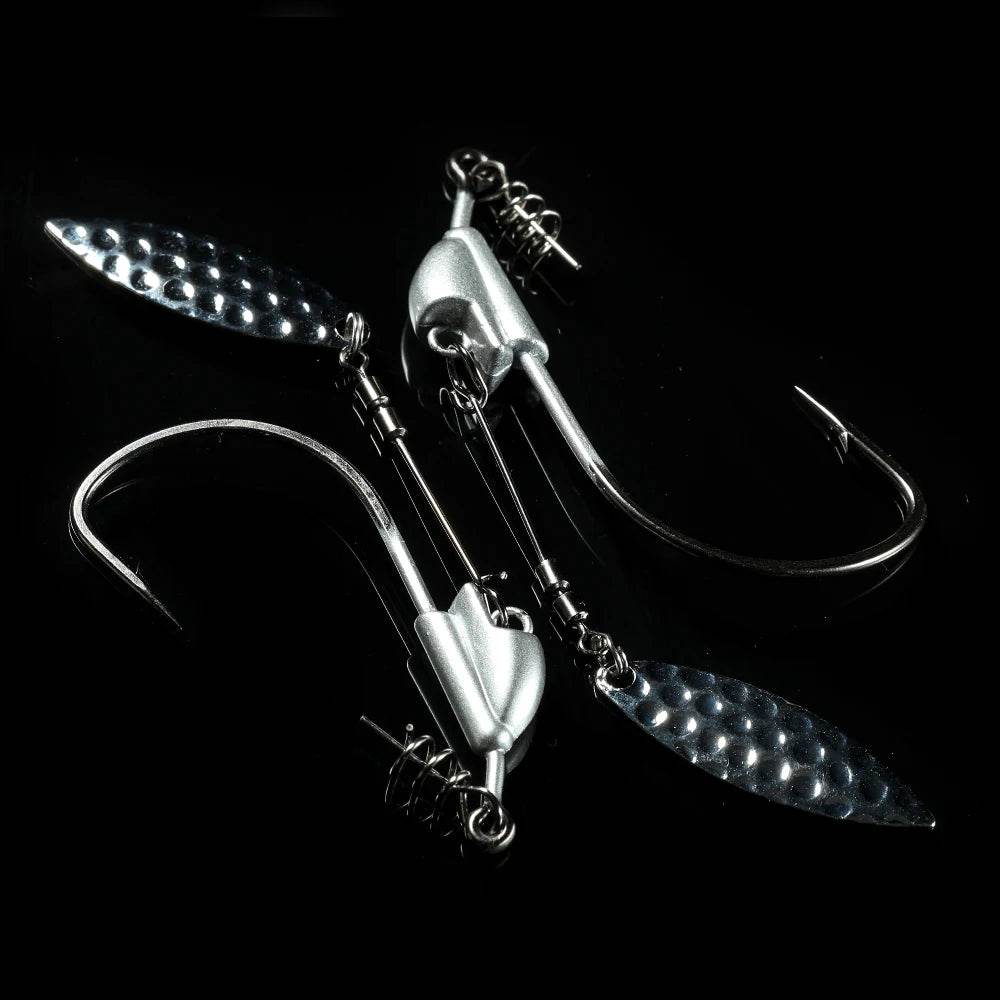 Spinpoler Underspin Jigheads – Bladed Weedless Swimbait Hooks - Fish & Cheaps | Fishing & Outdoor Gear