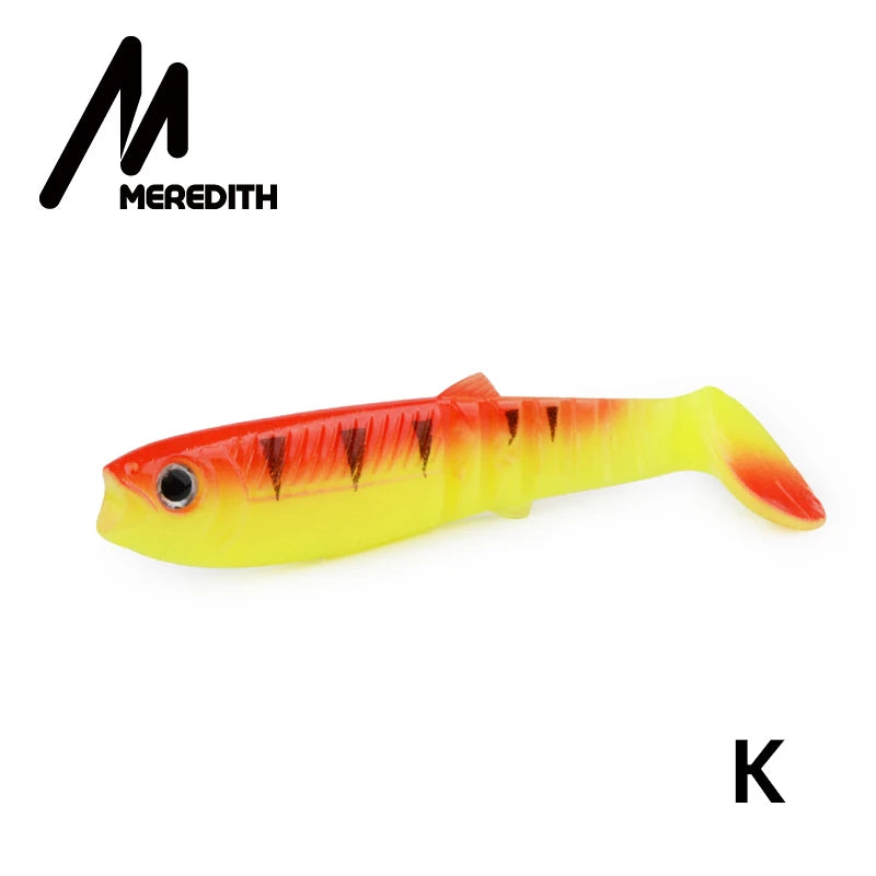 MEREDITH 5PCS 10.5g 10cm Lures Fishing Lures soft Fishing Baits Cannibal Soft Lures Shads Fishing Fish JX62-10