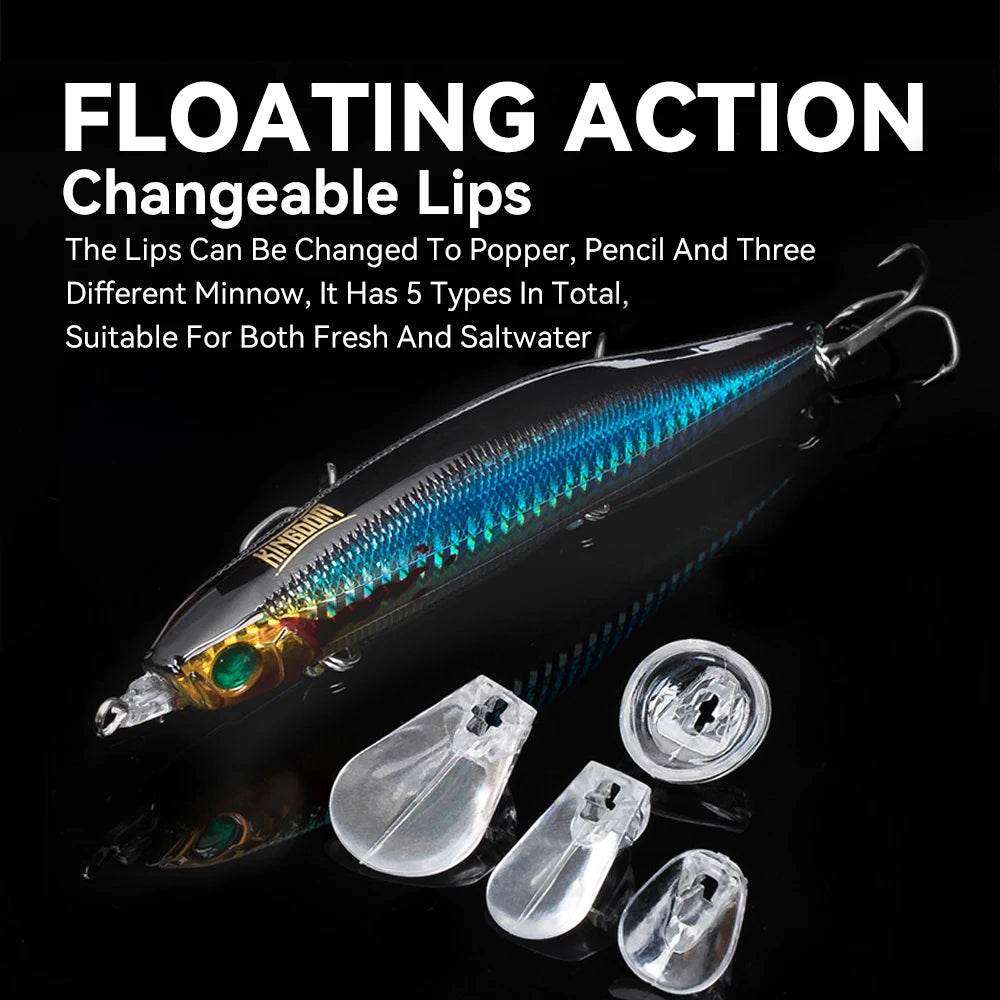 Kingdom Floating Jerk Minnow & Popper Lure - Fish & Cheaps | Fishing & Outdoor Gear
