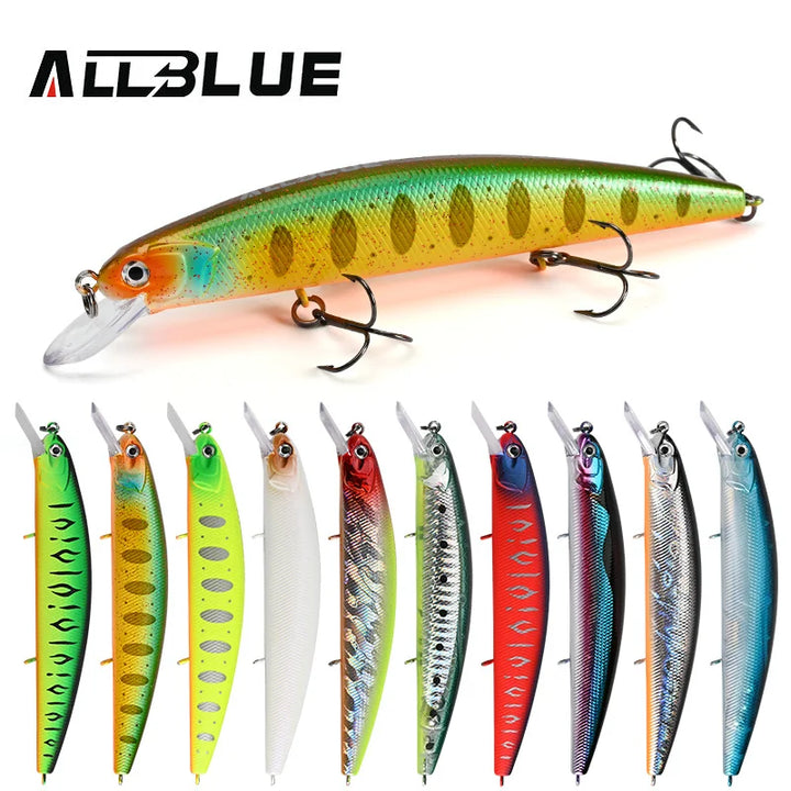 ALLBLUE Suspend JERKBAIT CHANCE 110SP Fishing Lure 110mm 16g 1-2m Wobbler Minnow Longcast Bass Pike Artificial Bait Tackle