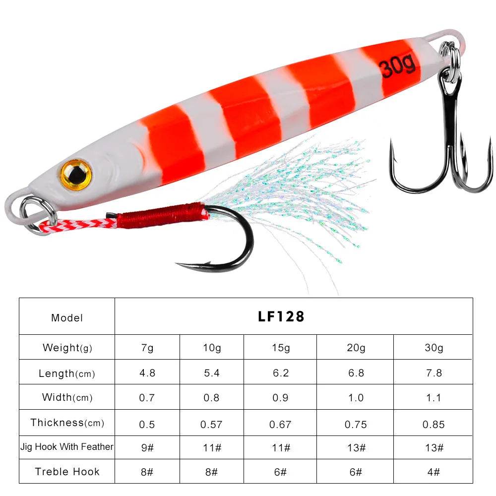 PROBEROS Japen Metal Cast Jig Spoon - Fish & Cheaps | Fishing & Outdoor Gear