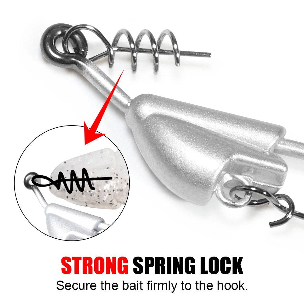 Spinpoler Underspin Jigheads – Bladed Weedless Swimbait Hooks - Fish & Cheaps | Fishing & Outdoor Gear