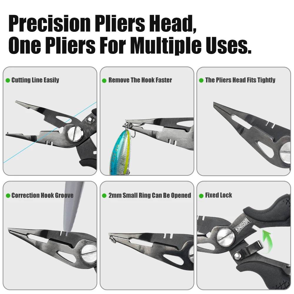 Kingdom Fishing Pliers – Multifunctional Tackle Tool - Fish & Cheaps | Fishing & Outdoor Gear