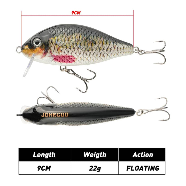 9cm 22g Floating Minnow Hard Bait - Fish & Cheaps | Fishing & Outdoor Gear
