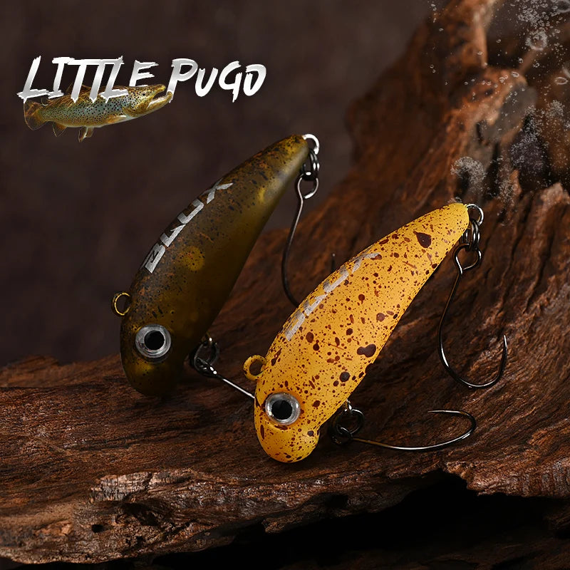BLUX Little POGO 33MM 3.1G Lipless Sinking Plug Fishing Lure Crankbait Stream Area Trout Plastic Artificial Pencil Bait Tackle