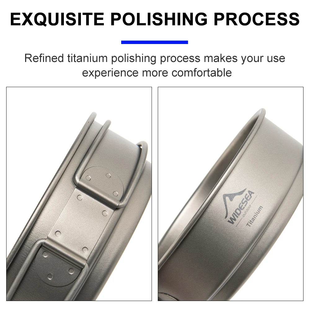 Widesea Titanium Camping Mug Pot — Ultralight 1100ml - Fish & Cheaps | Fishing & Outdoor Gear