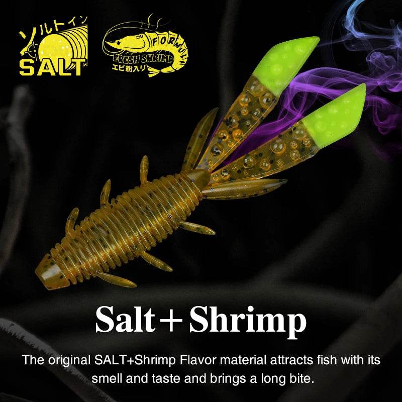 TSURINOYA Nebula Shrimp 9.7cm Soft Lures – 6 Pack - Fish & Cheaps | Fishing & Outdoor Gear