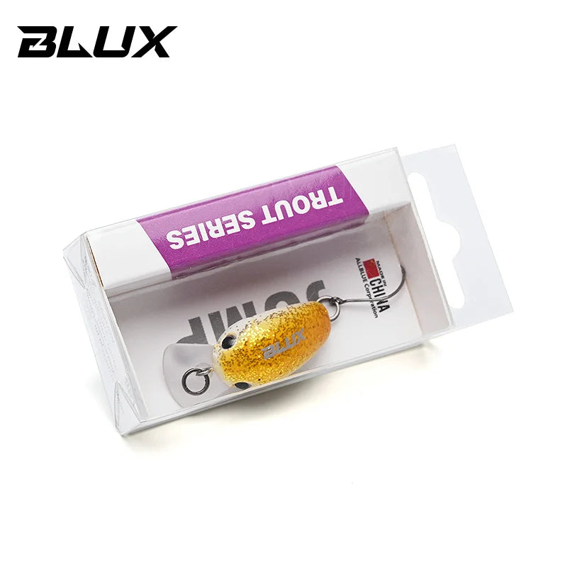 BLUX JUMP 1.9g 25mm Mini Crankbait Wobbler Trout Fishing Lure Freshwater Minnow Crank Artificial Hard Bait Fishing Tackle