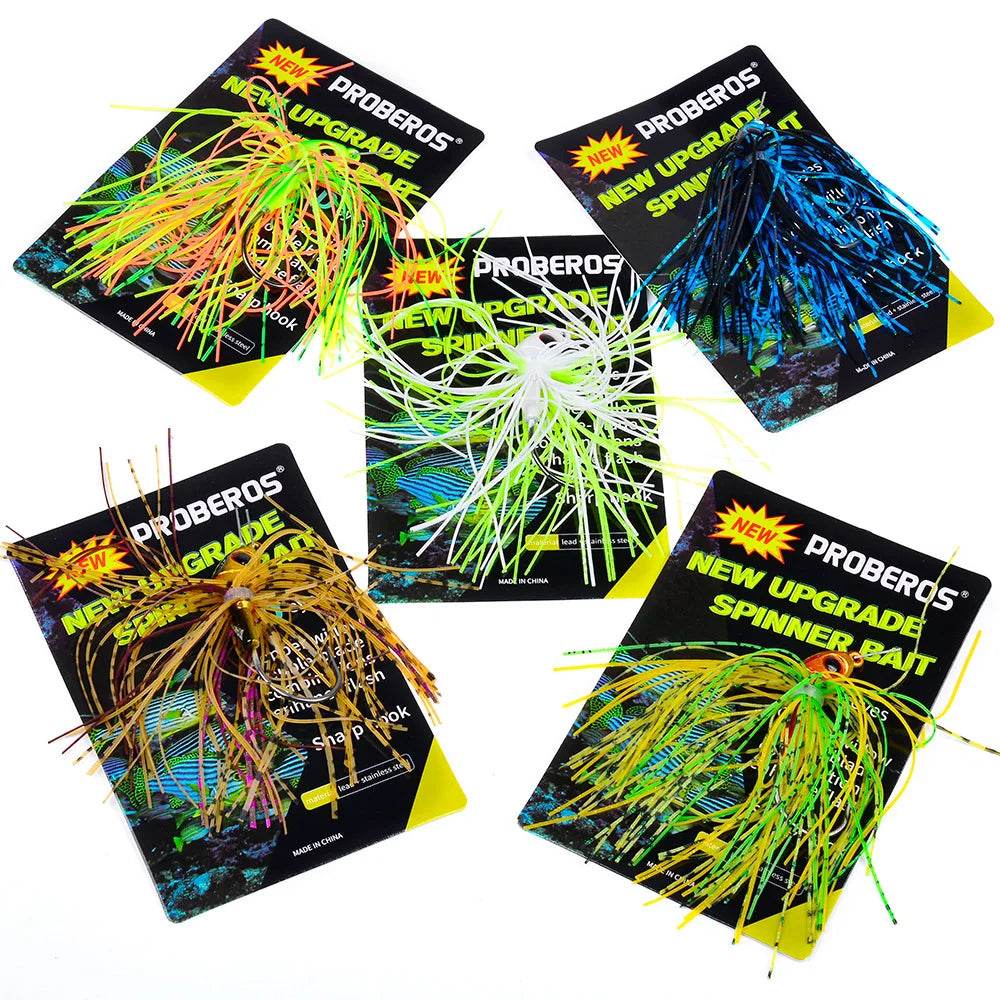 PROBEROS Weedless Spinnerbait Jig - Fish & Cheaps | Fishing & Outdoor Gear