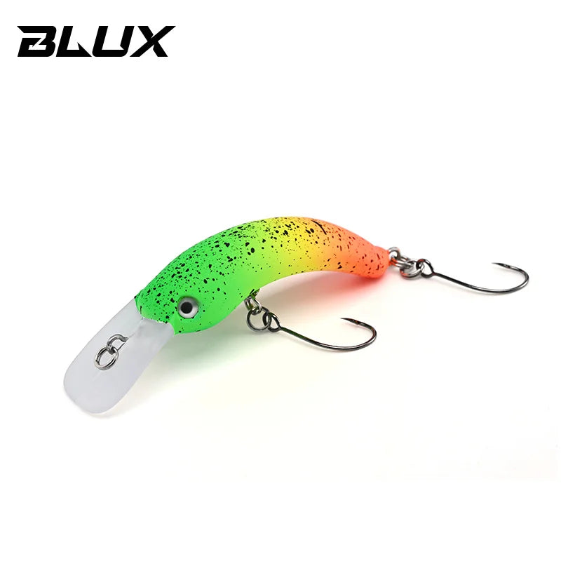 BLUX RICE Mini Crankbait 3.0g 42mm BFS Area Trout Wobbler Fishing Lure Freshwater Minnow Crank Artificial Hard Bait Tackle
