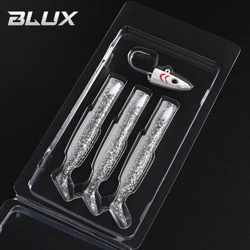 BLUX Happy Sandeel Soft Paddle Tail Lure - Fish & Cheaps | Fishing & Outdoor Gear