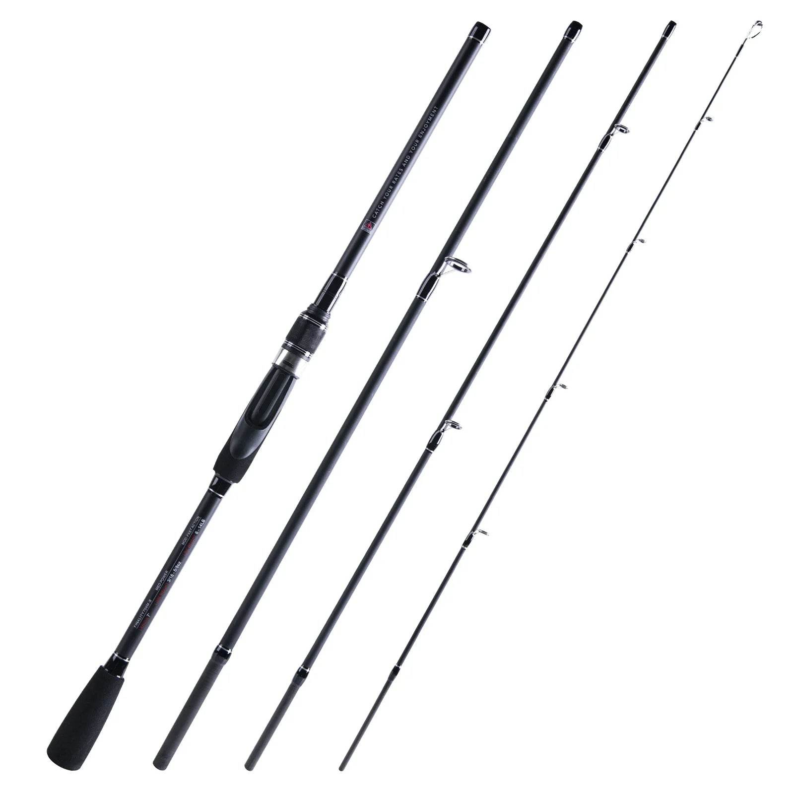Goture Finality 4 Piece Spinning Casting Travel Rod - Fish & Cheaps | Fishing & Outdoor Gear