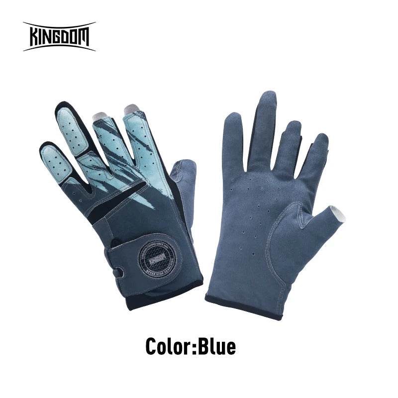 Kingdom Anti-Slip Three Finger Fishing Gloves - Fish & Cheaps | Fishing & Outdoor Gear