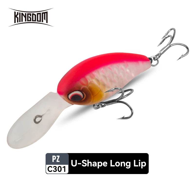KINGDOM Floating Minnow Crankbait Lure - Fish & Cheaps | Fishing & Outdoor Gear